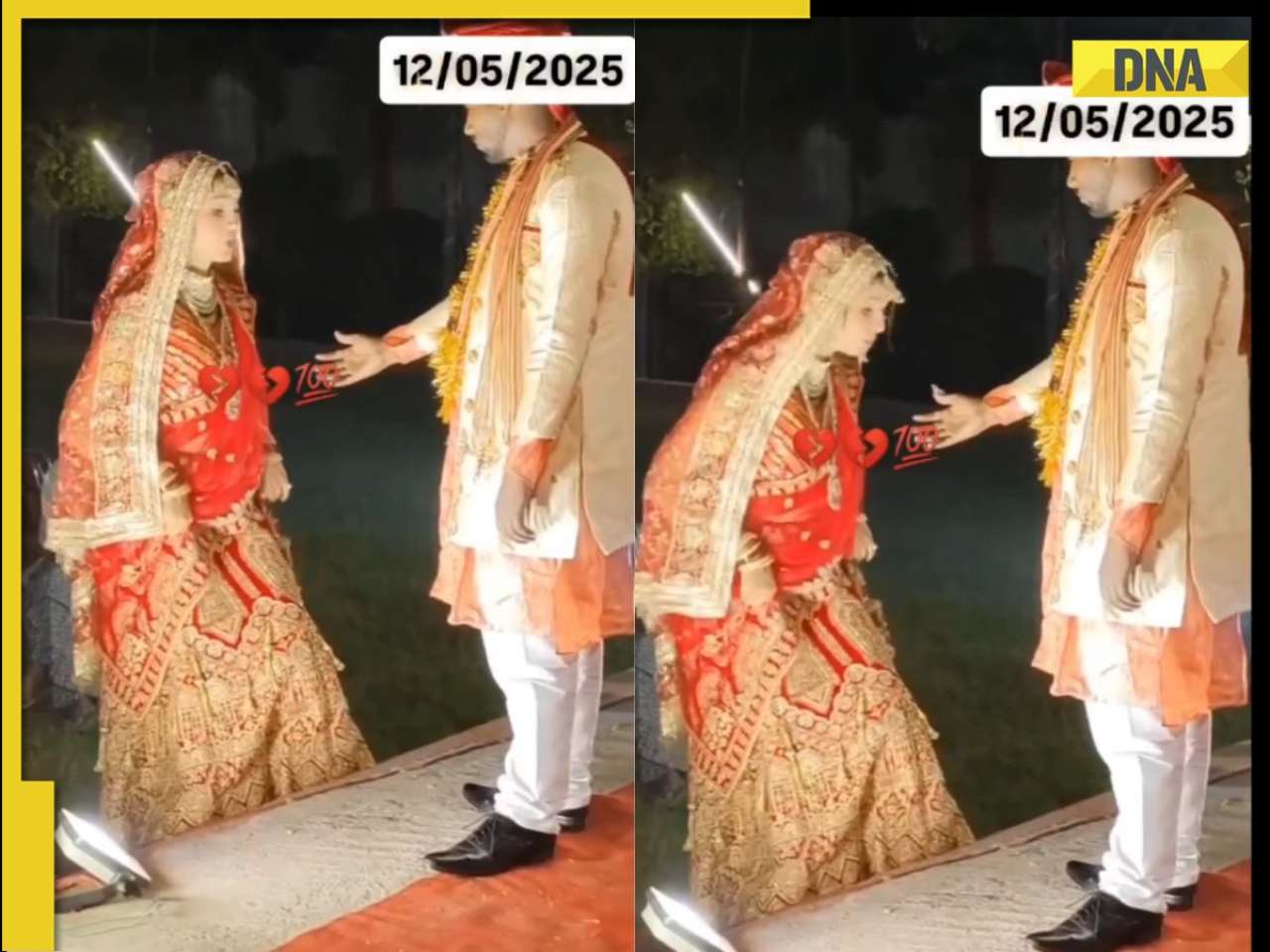 Shocking! Viral video shows bride spitting on groom’s hand during Jaimala ceremony: 'Height of rudeness'