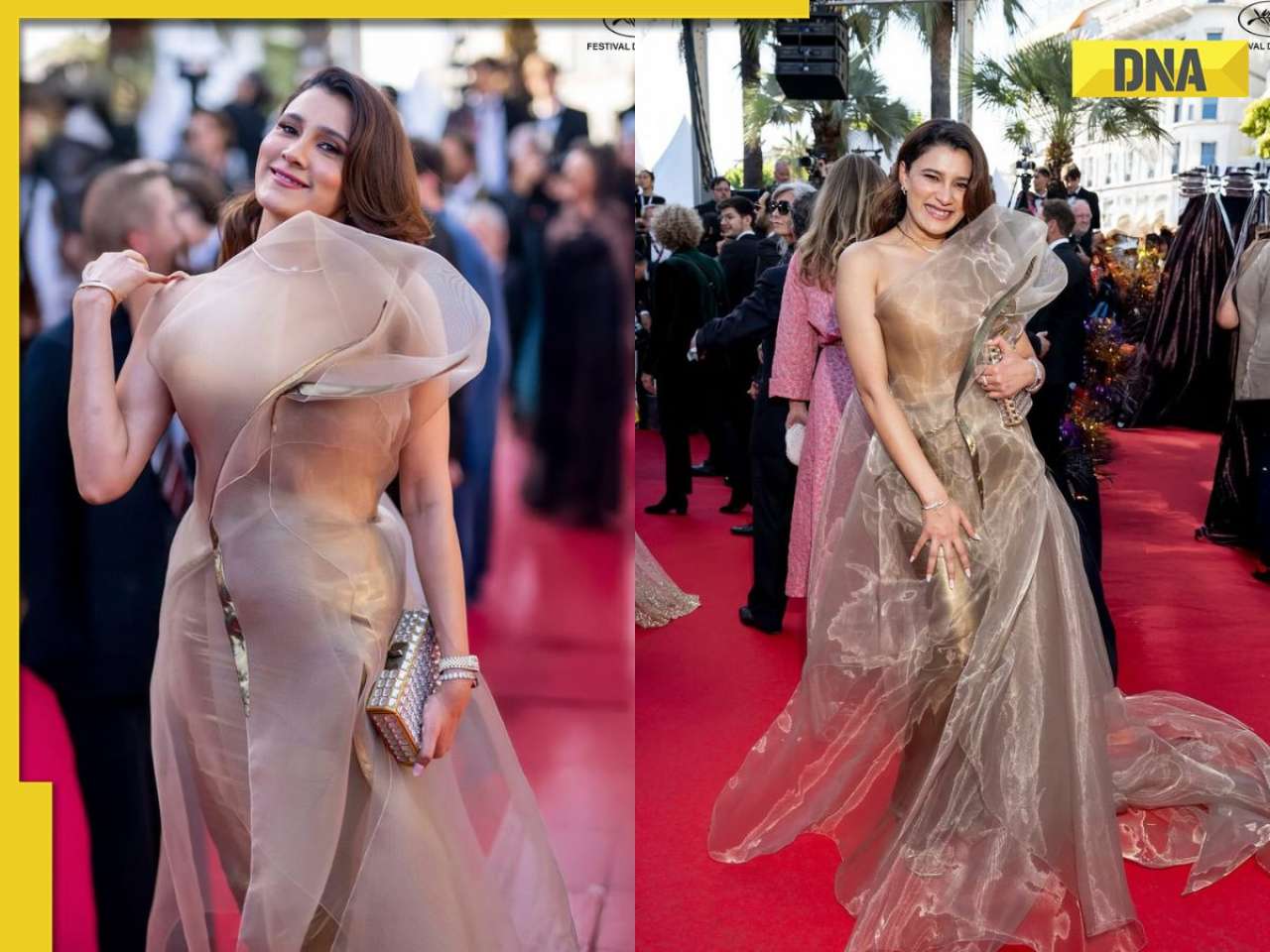 Singer Aastha turns heads in sheer organza gown as she makes her Cannes debut, see pics