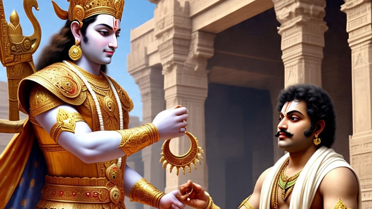कवच-कुंडल नहीं ले जा पाए स्वर्ग