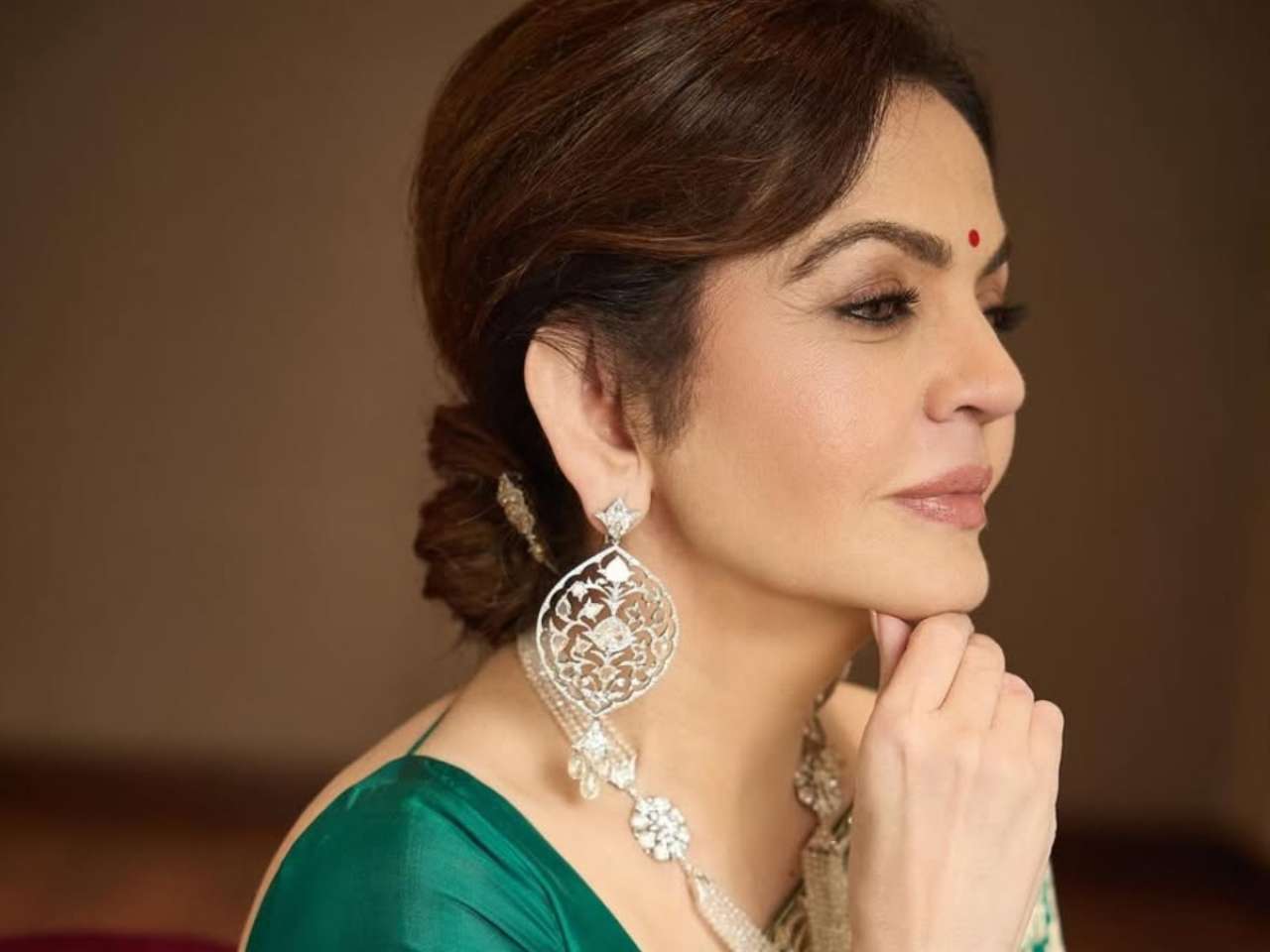 Nita Ambani opted for minimal makeup