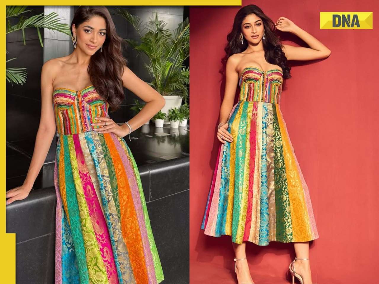 Nandini Gupta recreates Isha Ambani look in this colourful dress made in 100 hours, who looks prettier? See beautiful pictures 