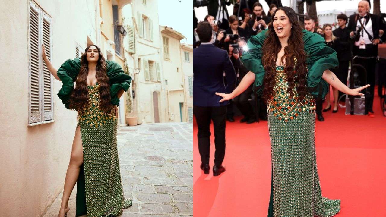 Model and influncer Sakshi Sindwani made her Cannes debut