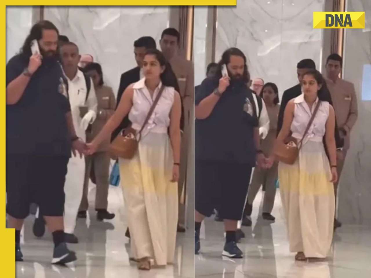 WATCH: Mukesh Ambani's son Anant Ambani steps out for shopping date wife Radhika Merchant, wins hearts with her no-makeup look
