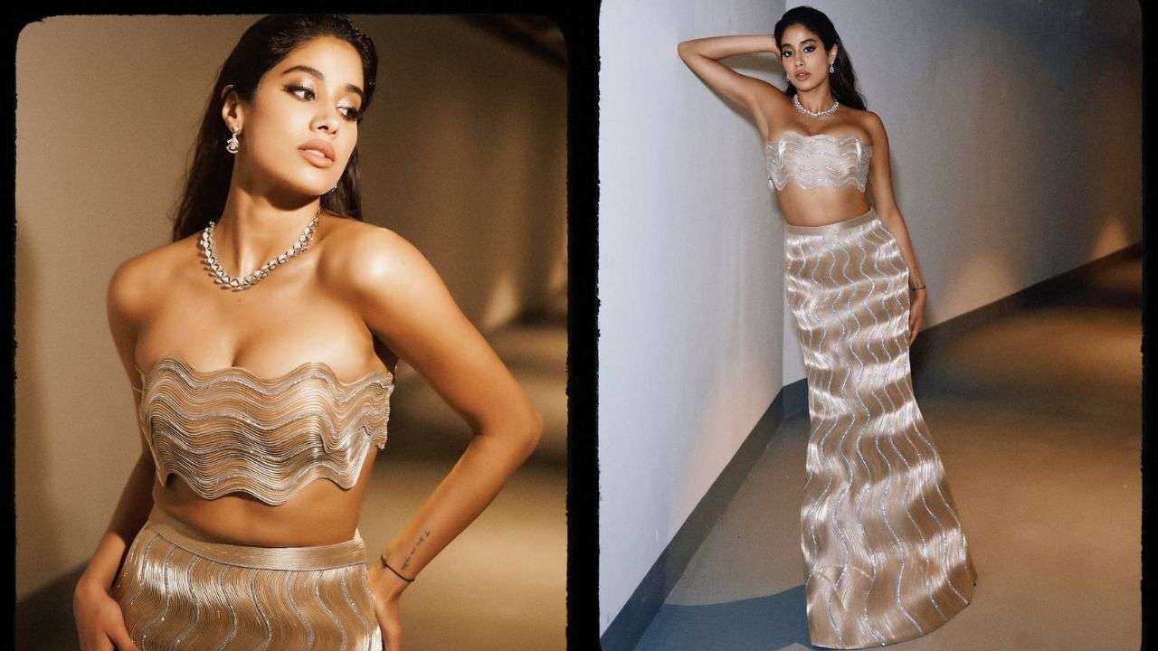 Janhvi Kapoor at IIFA Awards 2024 in Rimzim Dadu Couture