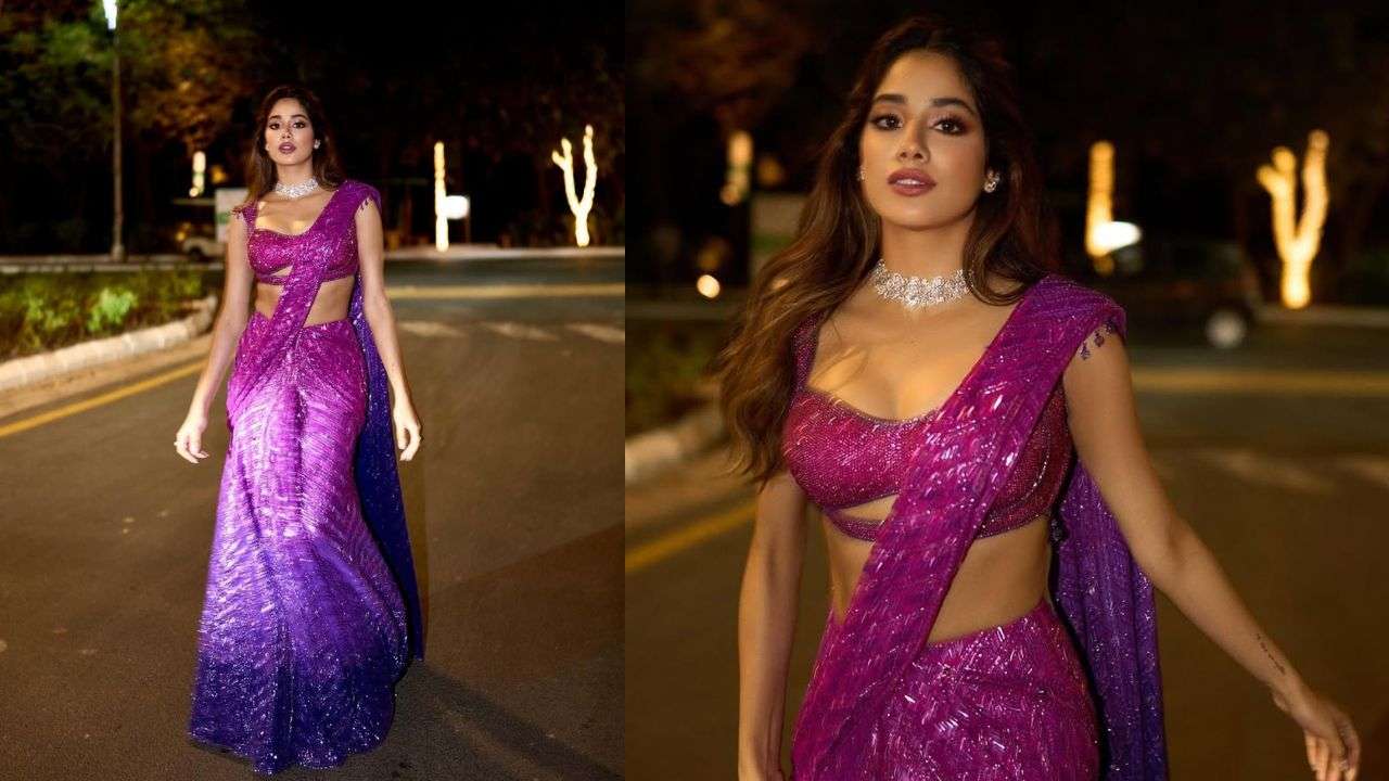 Janhvi Kapoor at Ambani Pre-Wedding Bash in Blush Pink Gown
