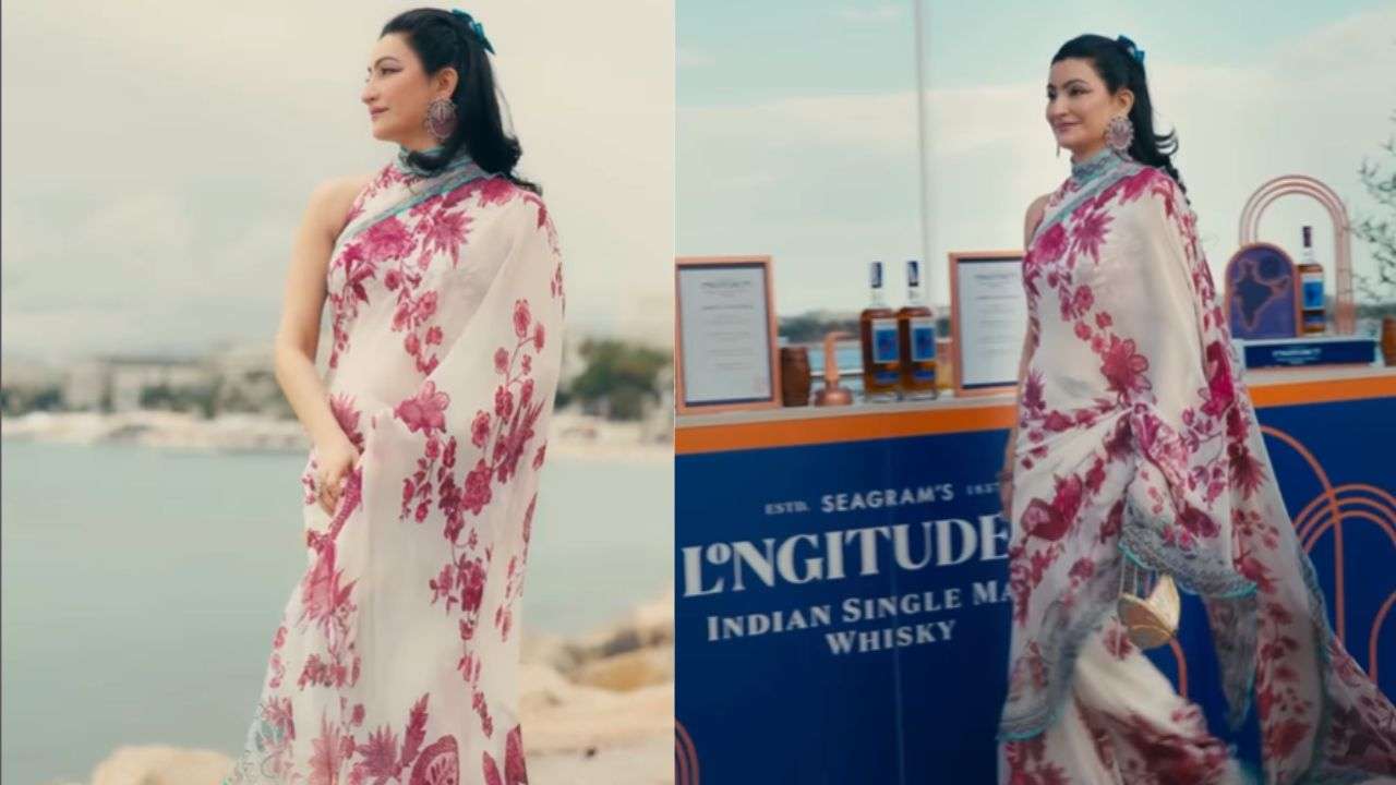 Floral saree