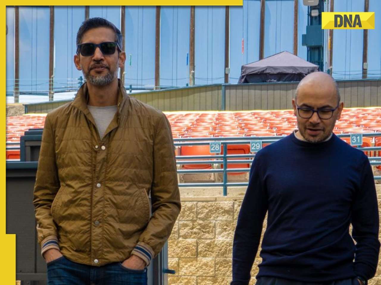 Google boss Sundar Pichai's pic with DeepMind CEO Demis Hassabis goes viral, netizens add 'Sholay' touch to it