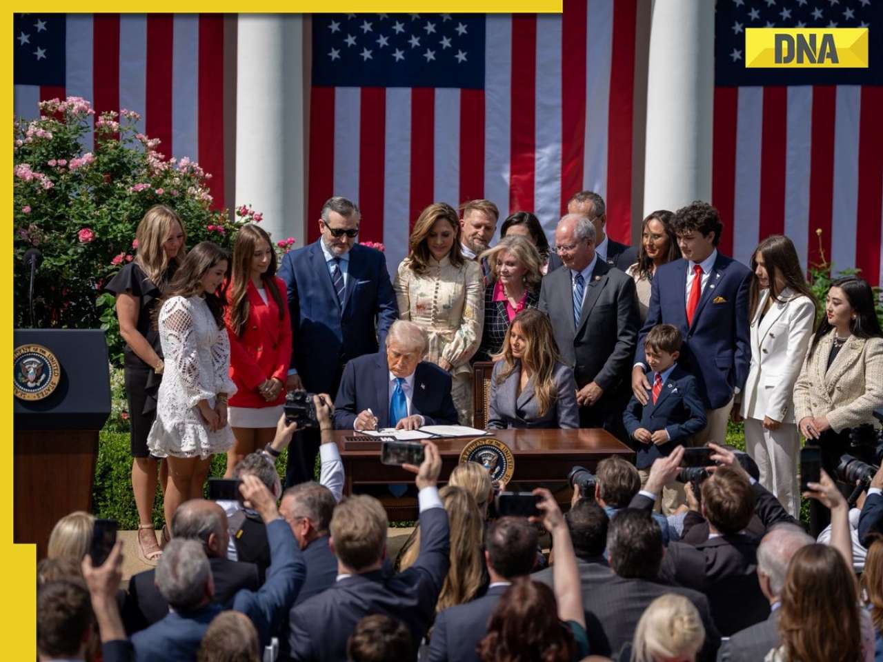 Donald Trump signs ‘Take It Down Act’ championed by First Lady Melania trump, the act criminalises... 