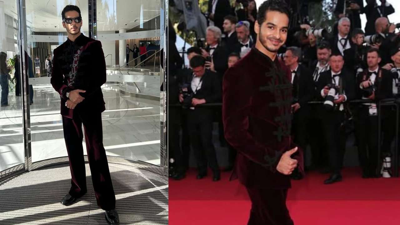 Ishaan's look was accessorised with