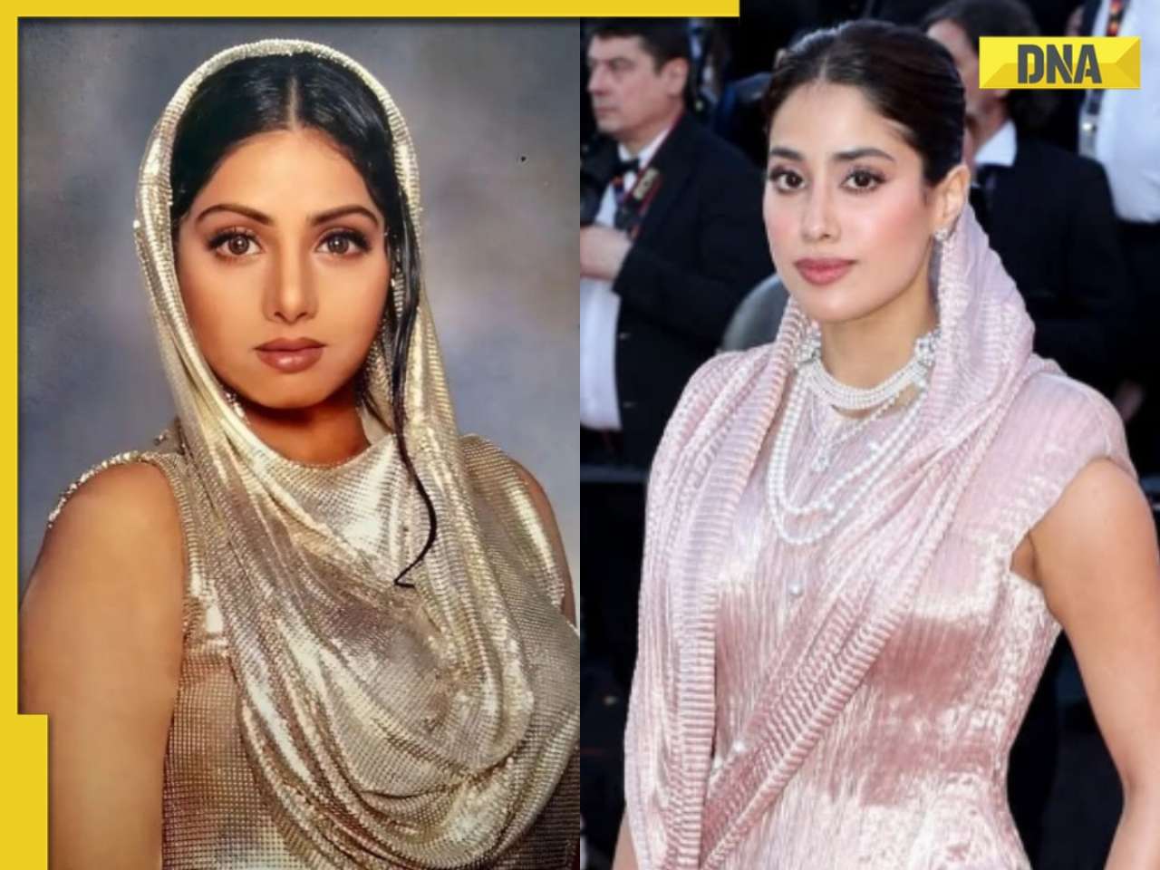 'It's giving Sridevi': Janhvi Kapoor’s Cannes debut look in Tarun Tahiliani outfit reminds fans of late superstar's iconic portrait from...