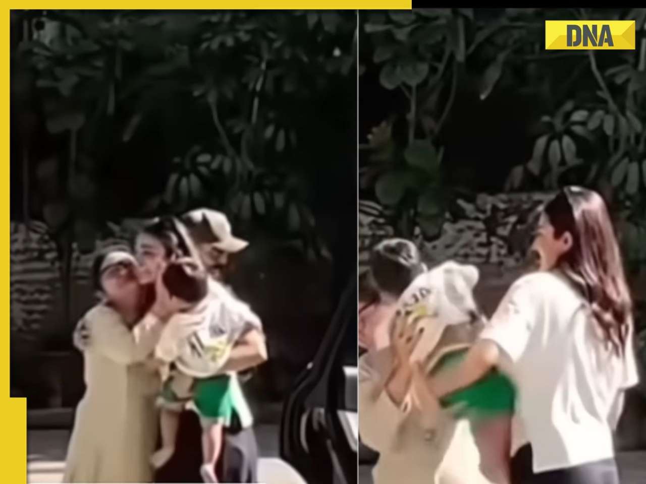 Anushka Sharma, Virat Kohli take Akaay, Vamika to meet nani, WATCH Wholesome video