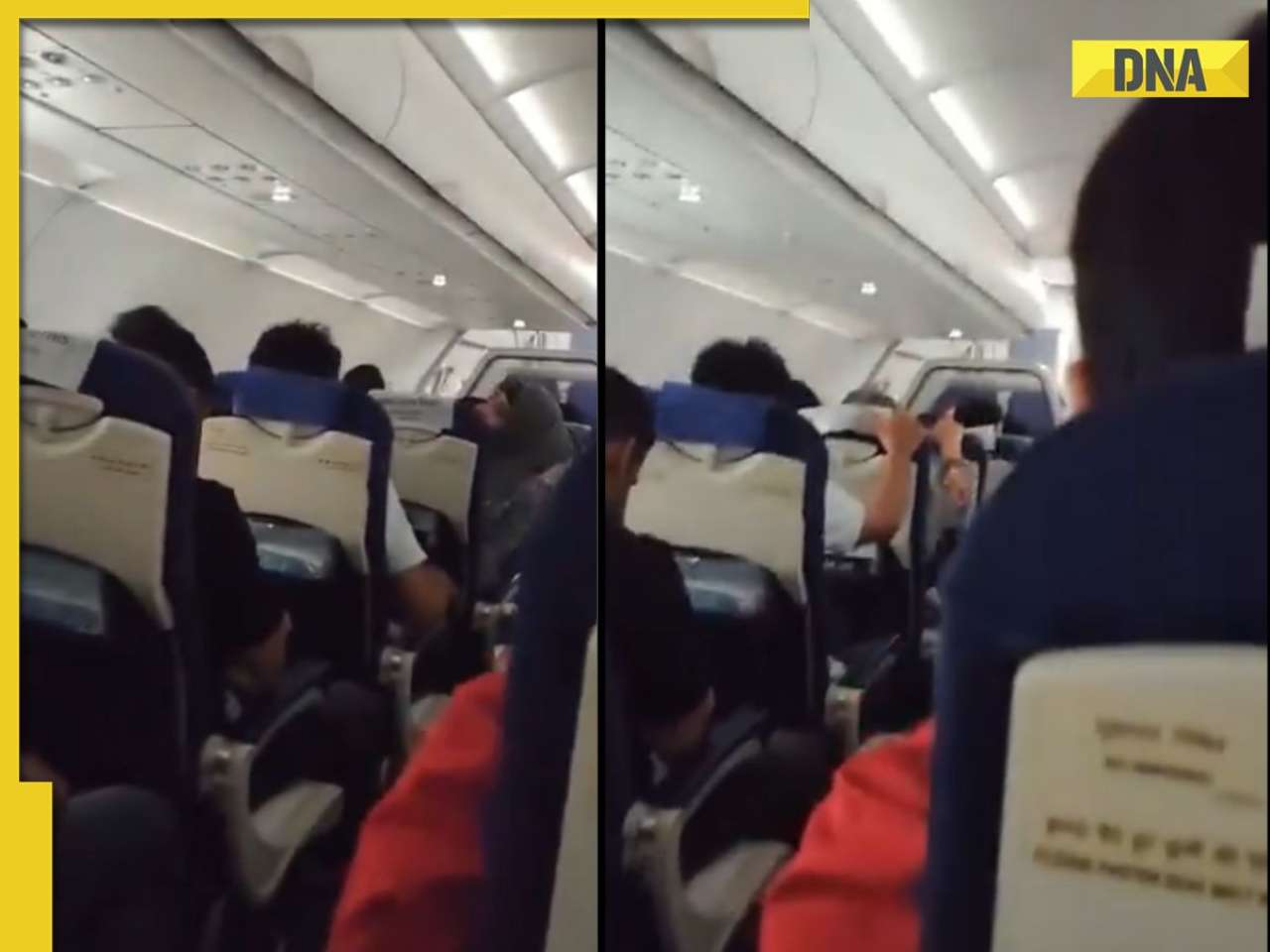 Viral Video: Hailstorm in Delhi-NCR damages part of IndiGo flight, passengers scream due to heavy turbulence in plane
