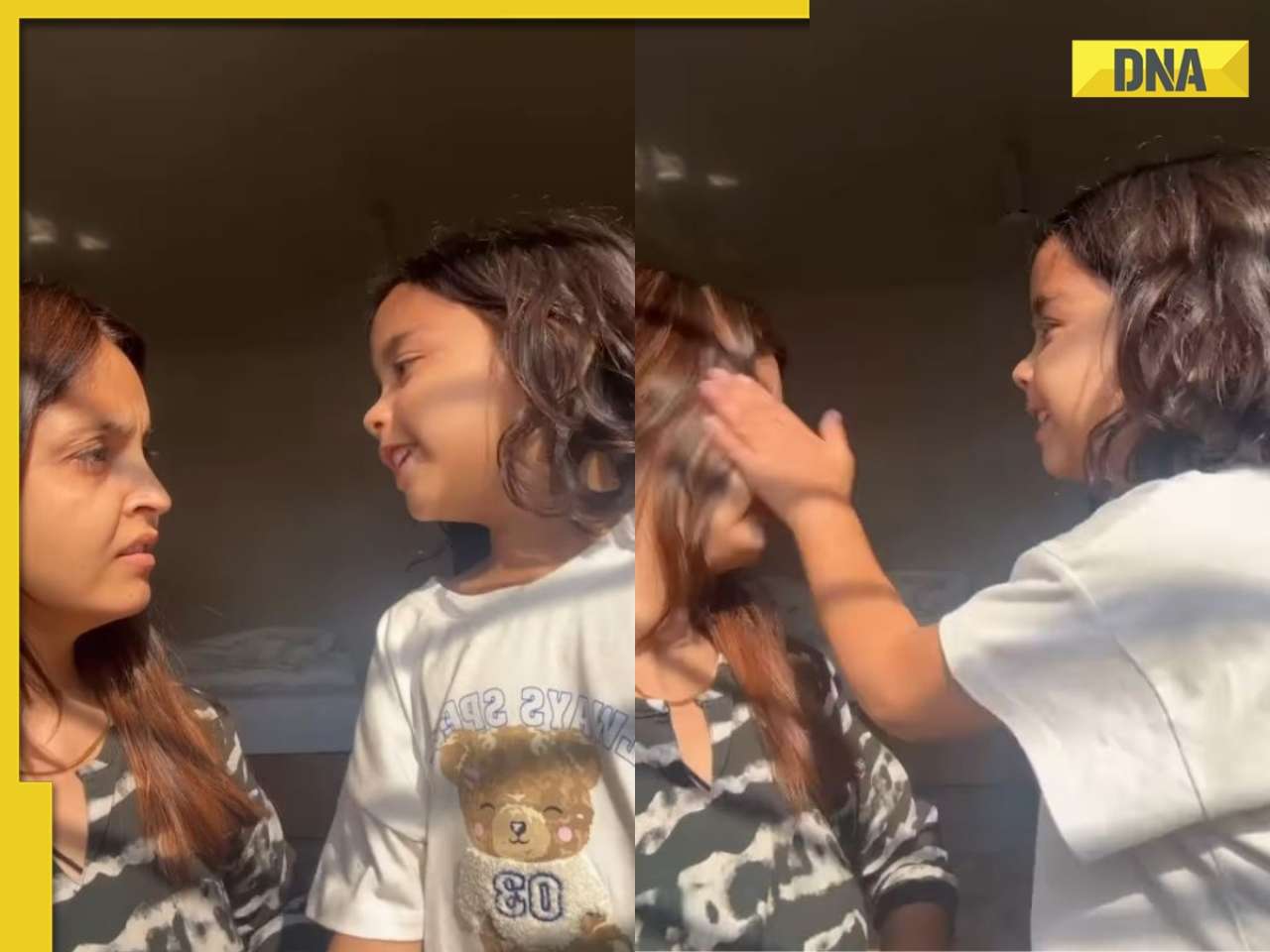 Viral Video: Little girl slaps mother while making Insta reels, leaves netizens disgusted, WATCH