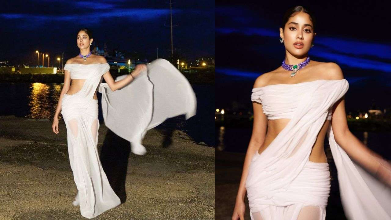 Janhvi's white hot arrival