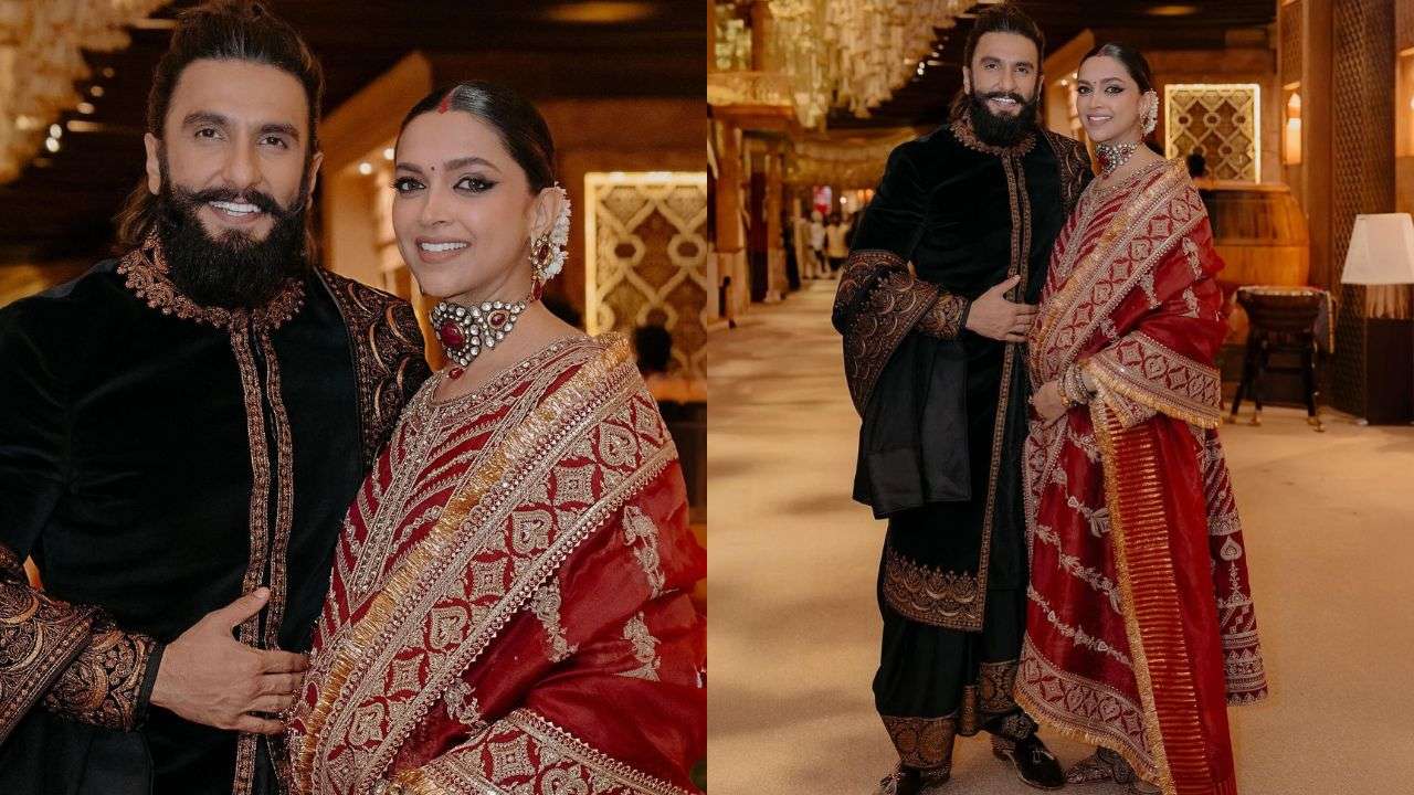 Deepika Padukone at Anant Ambani wedding red carpet