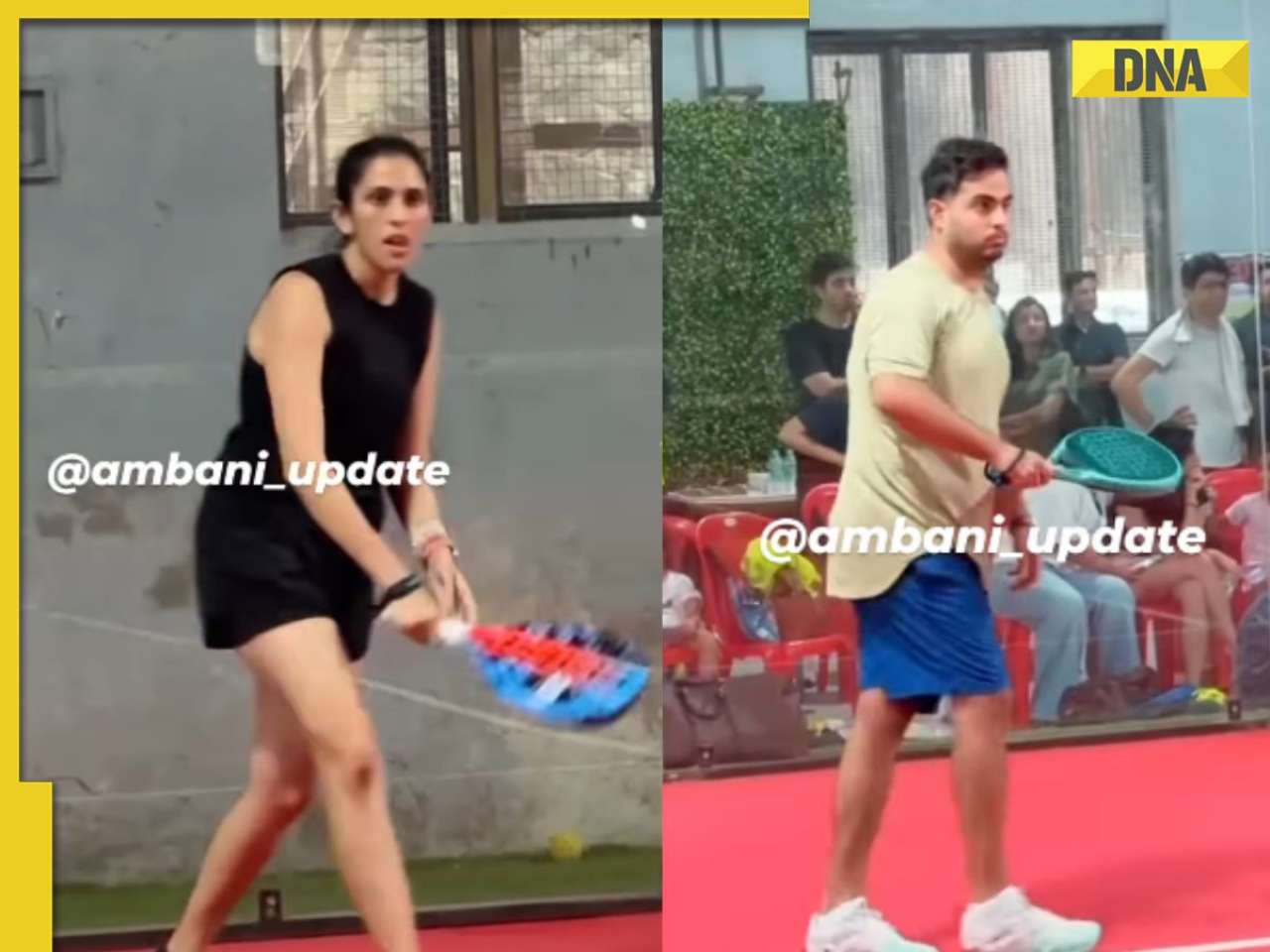 Akash Ambani plays pickleball with Shloka Mehta and friends, netizens call them 'power-couple'