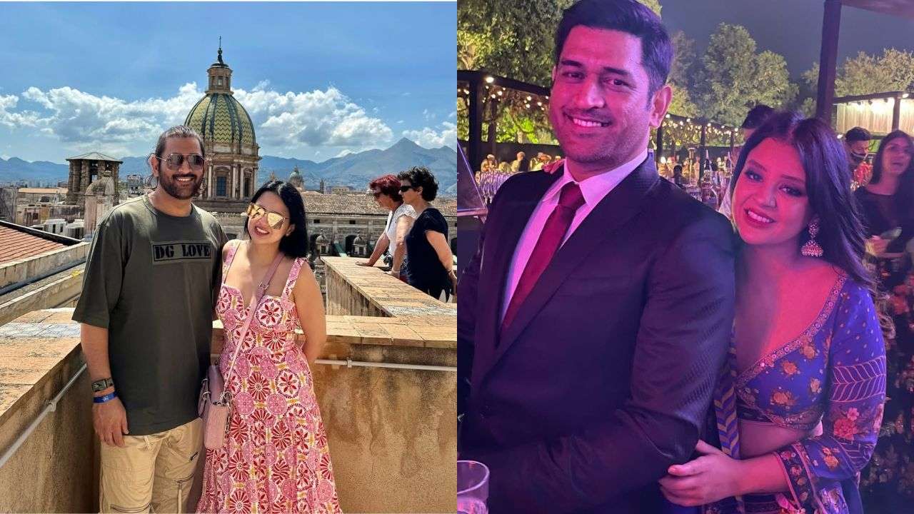 MS Dhoni & Sakshi Singh Rawat