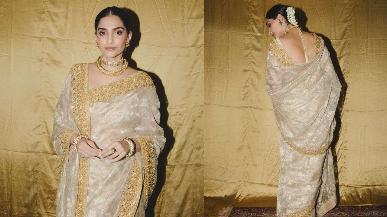 A royal saree look