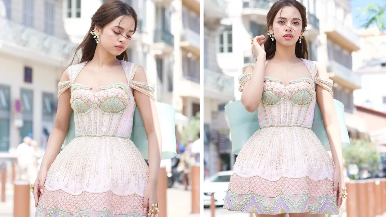 Nitanshi Goel completed her Cannes look