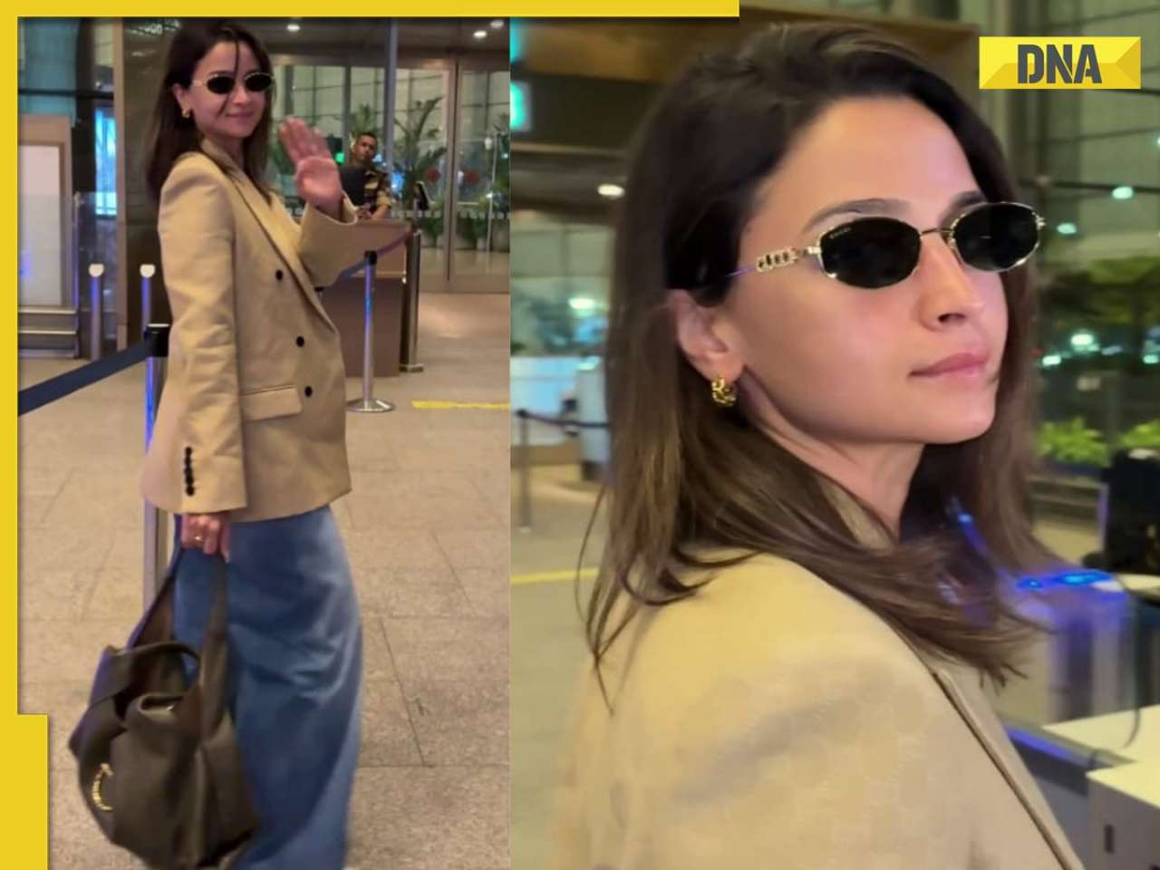 Alia Bhatt jets off forCannes 2025 debut in effortless chic outfit, flaunts Rs 3,00,000 Gucci arm candy; see PICS