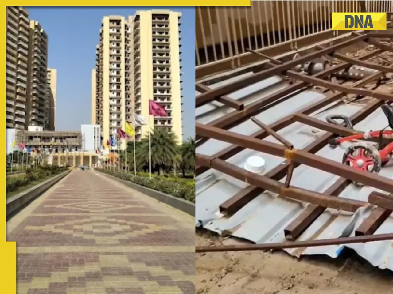 2-year-old boy, grandmother die after tin sheet falls on them in Greater Noida society; residents demand builder's arrest