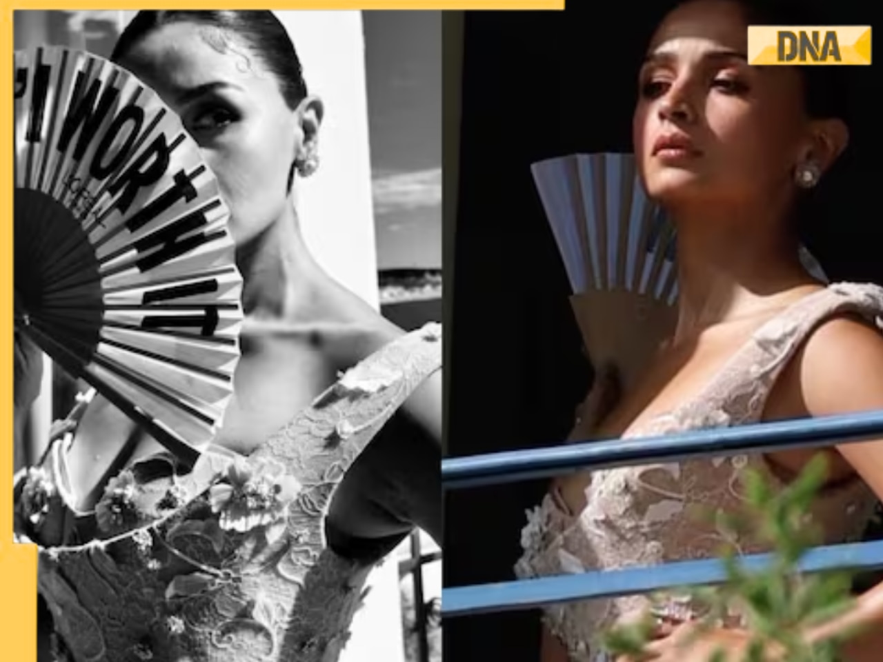 Cannes 2025 : Alia Bhatt는 국제 영화제, Floral Dress로 불을지는 Lights a-a-boo를 제공합니다.