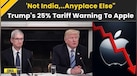  Trump News: Donald Trump Threatens 25% Tariff On Apple If iPhones Are Made In India Or Outside U.S. 