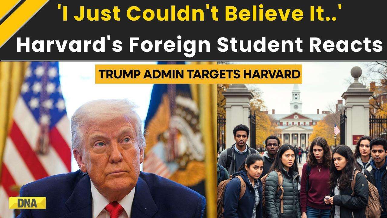 Trump News: Harvard Chinese Student Reacts To Trump’s Foreign Enrollment Ban | Trump Harvard News