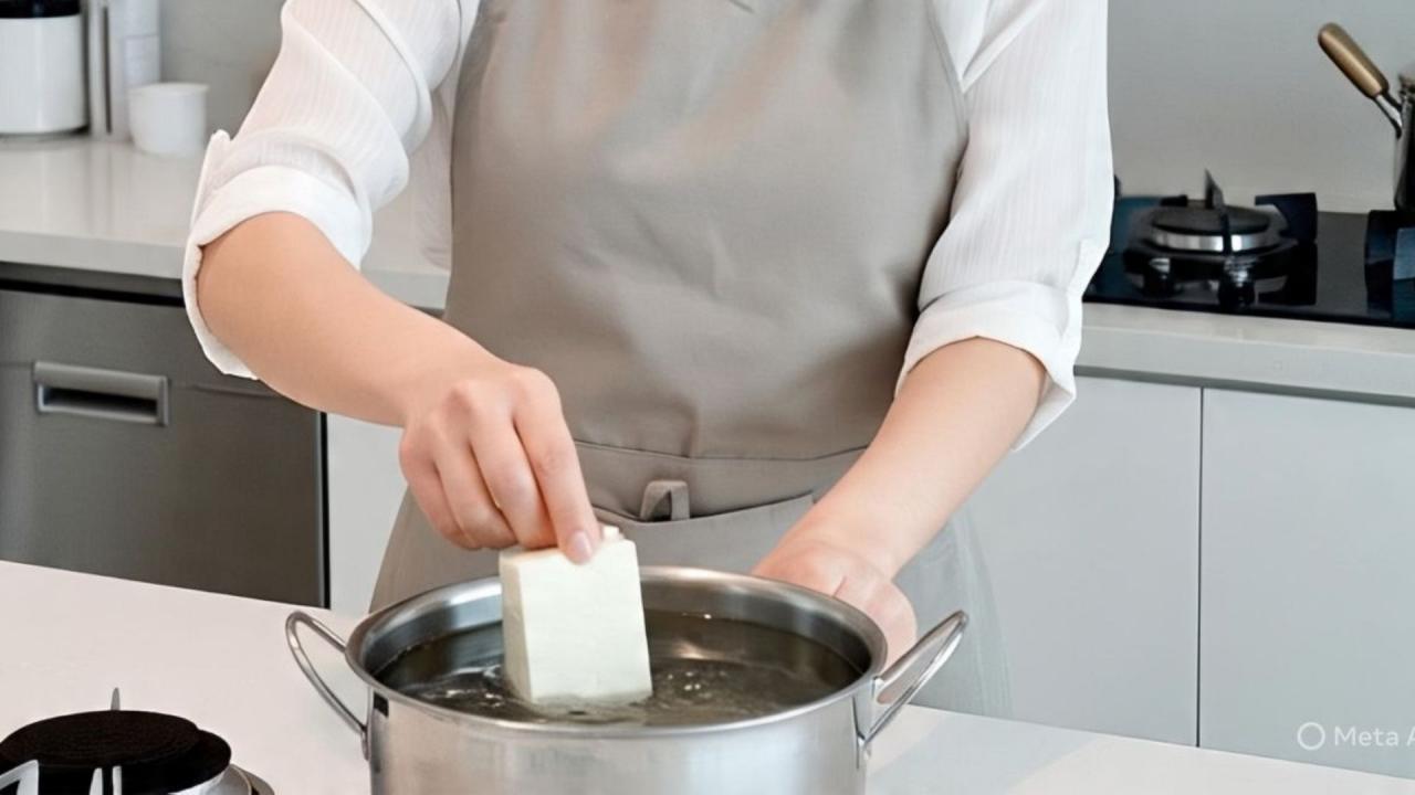 पानी में डाल दें पनीर