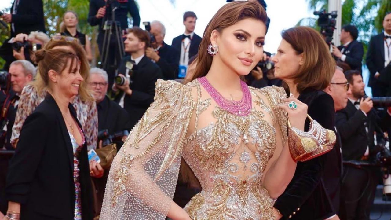 Urvashi Rautela carries bikini design bag