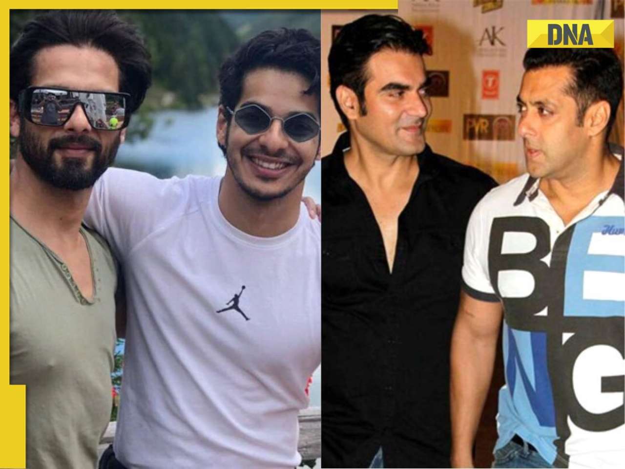From Ishaan-Shahid to Salman-Arbaaz: Bollywood siblings who created magic on the big screen
