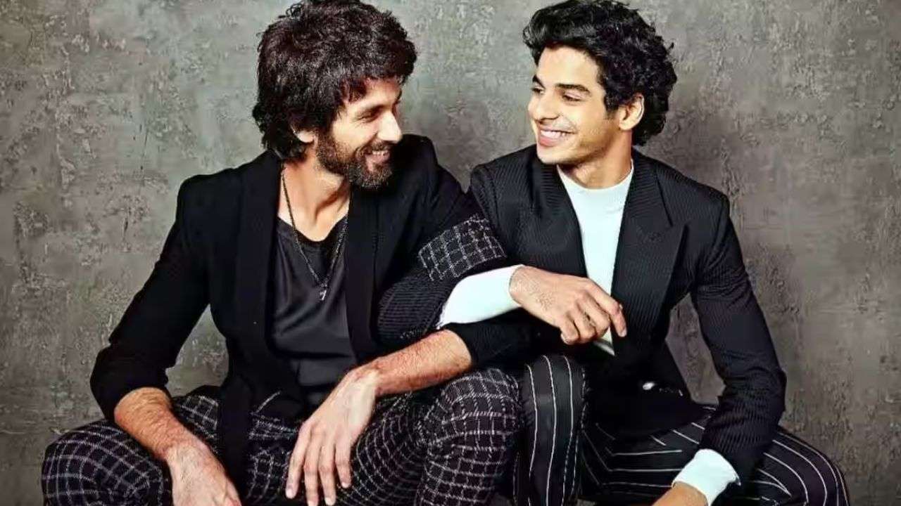 Shahid Kapoor and Ishaan Khatter