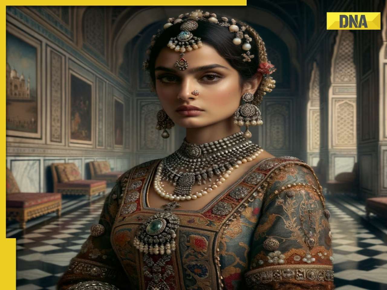 This Mughal princess once stood up against the Ottoman Empire in Turkey, challenged them by..., her connection with Emperor Akbar was...