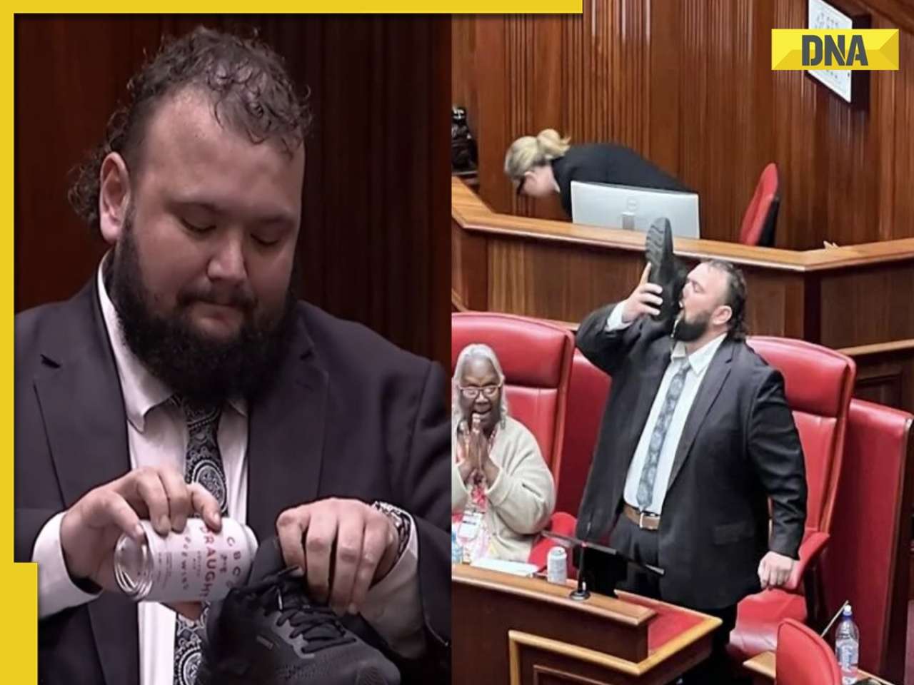 Viral video: Australian MP ends final day in Parliament with 'shoey,' pours beer into sneaker, drinks it, know all about this drinking tradition
