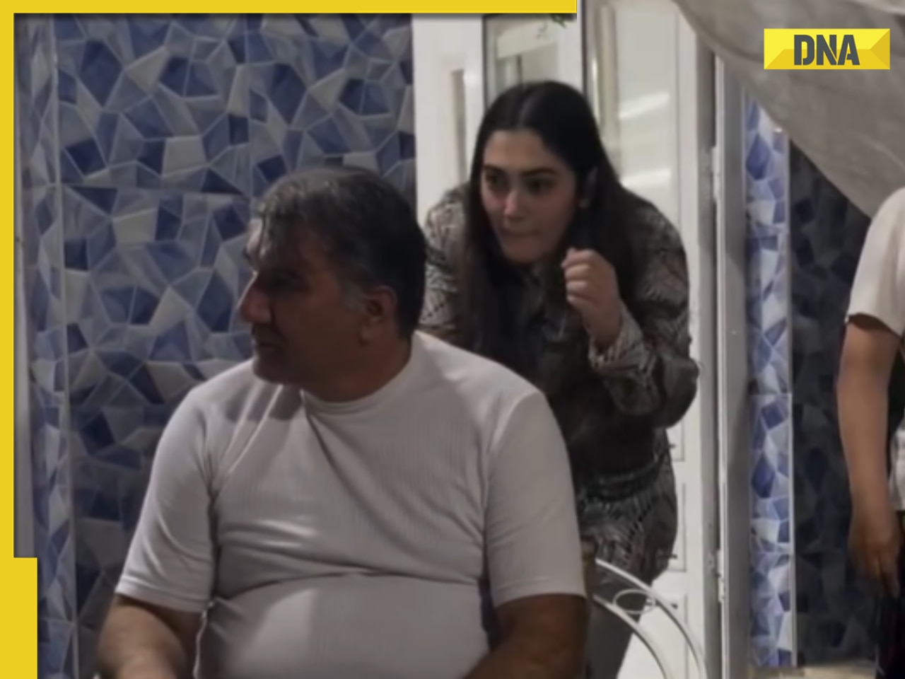 Viral video: Daughter takes father by surprise, latter breaks down; know what happened next