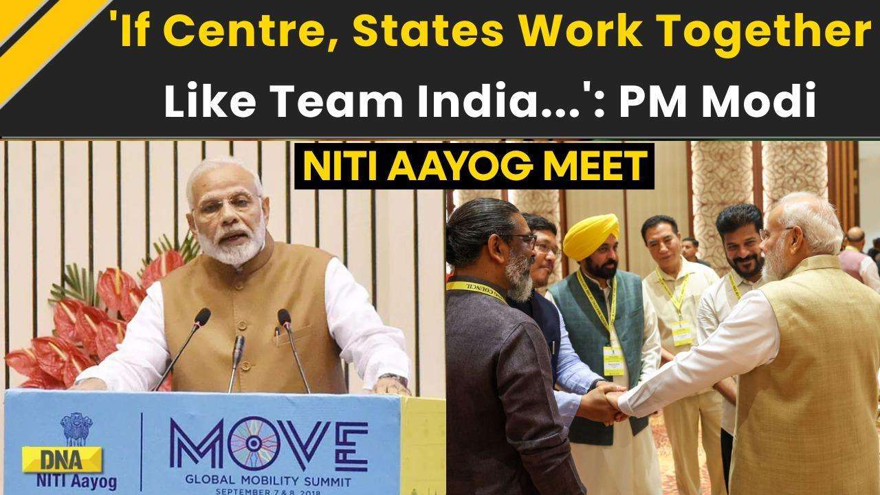 Niti Aayog Meeting: PM Modi In NITI Aayog Meeting | PM Modi News | NITI Aayog Meet