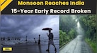  Kerala Rains: Monsoon Arrives In India; Earliest Onset On Mainland Since 2009 | India Monsoon News 