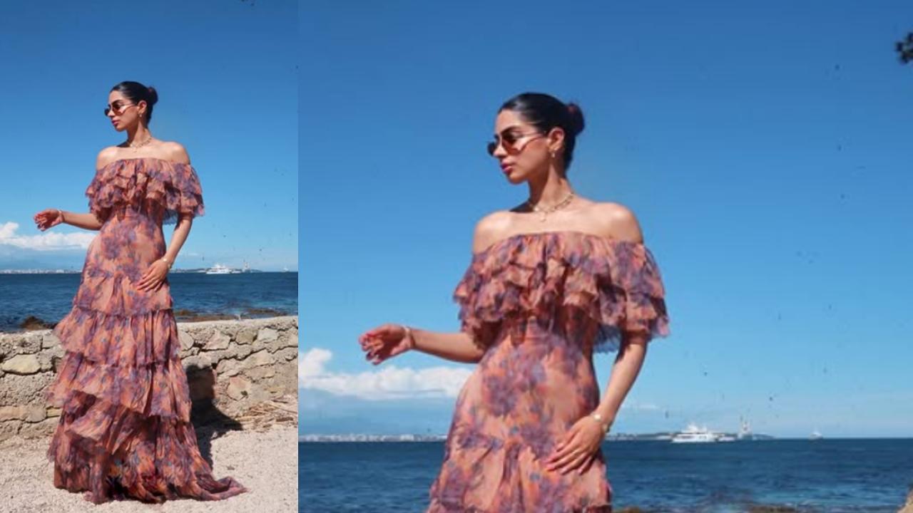 Khushi Kapoor looks Beautiful in this brown dress