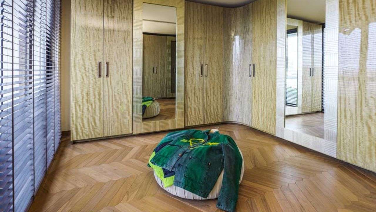 A calm bedroom space