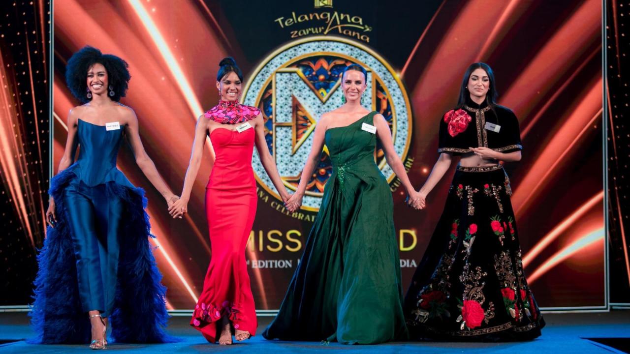 Nandini Gupta, Jasmine Gerhardt, Selma Kamanya, Aurélie Joachim. Selected For Miss world Finale