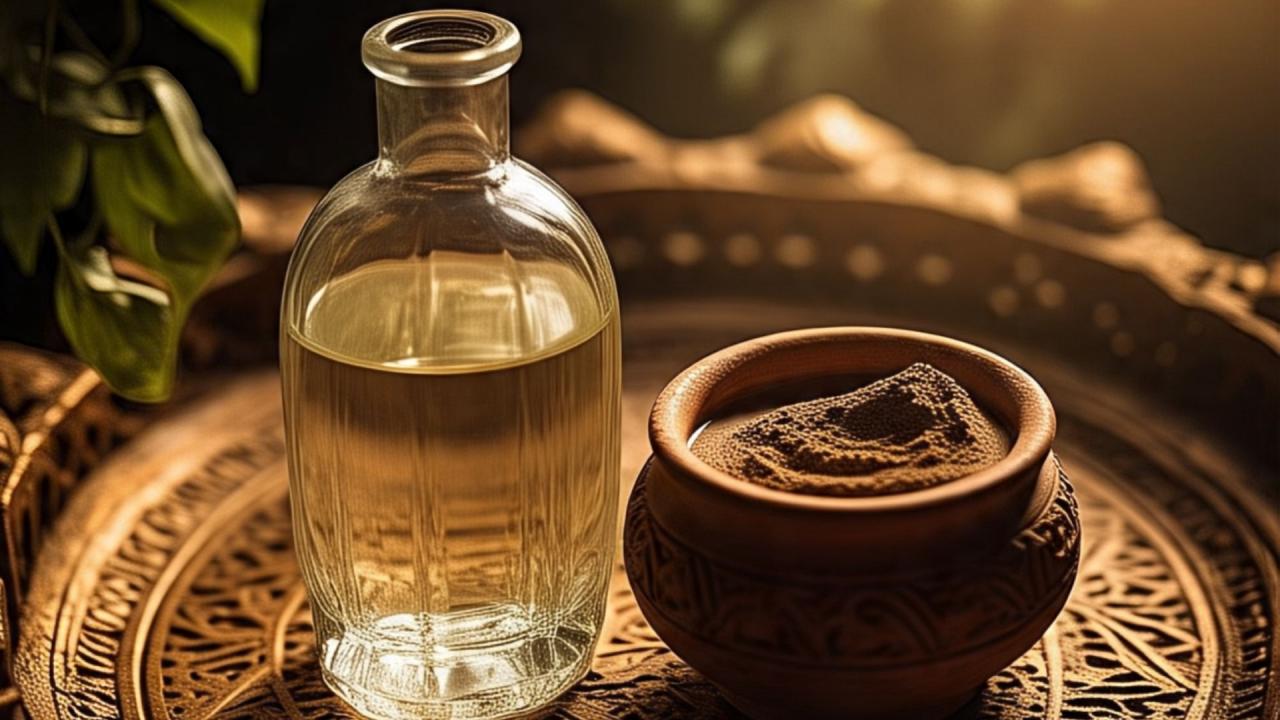 गुलाब जल और मुल्तानी मिट्टी