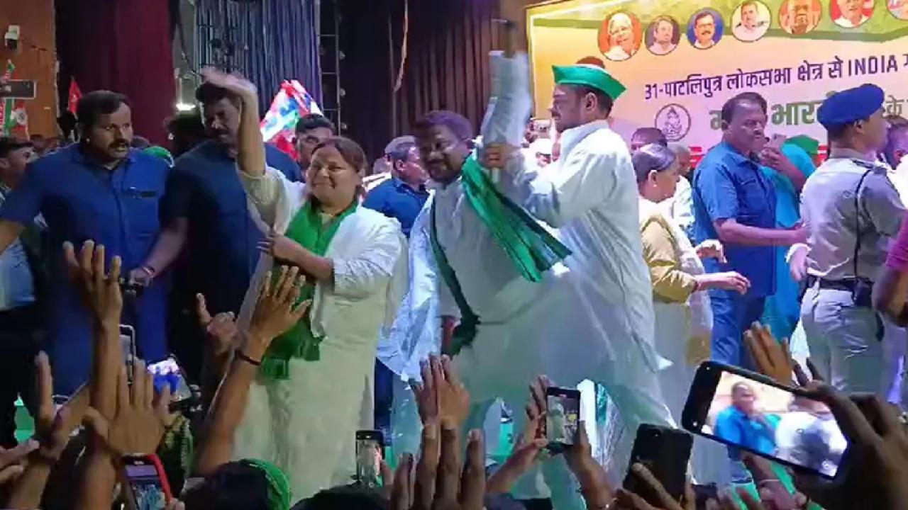 RJD कार्यकर्ता को धक्का देने का आरोप