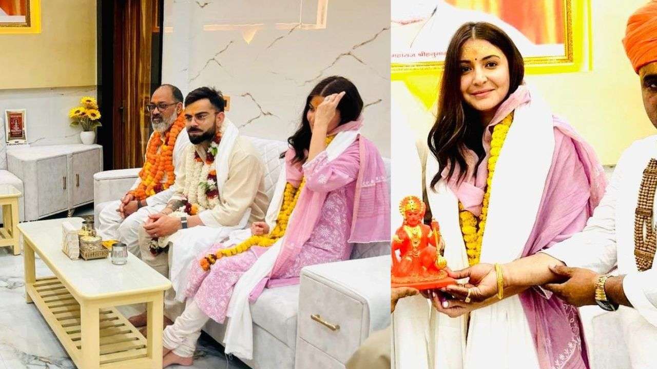 Floral print on the kurta
