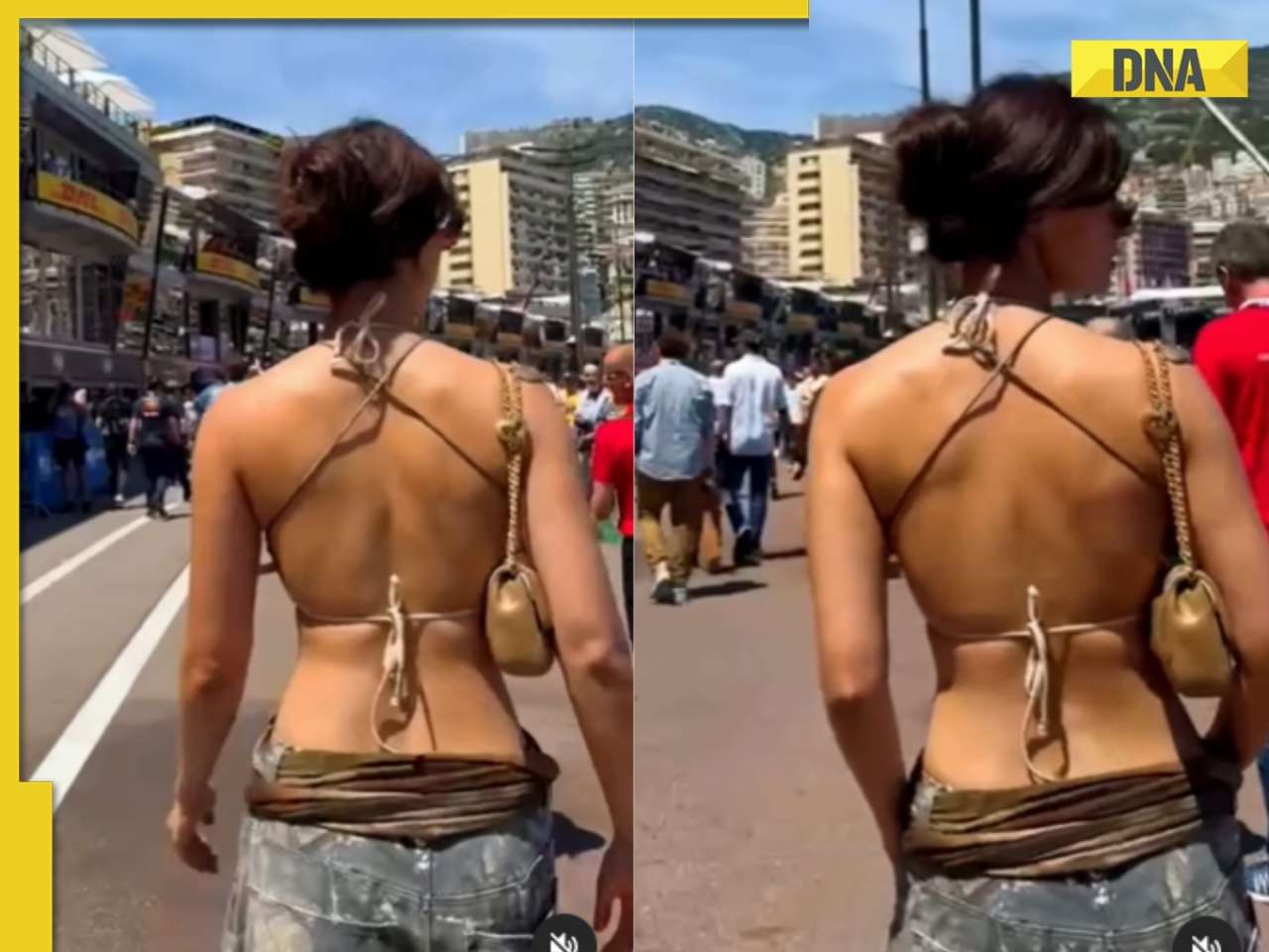 Viral video: Disha Patani raises temperature in backless top in Europe, netizens say 'she is the only one who...'