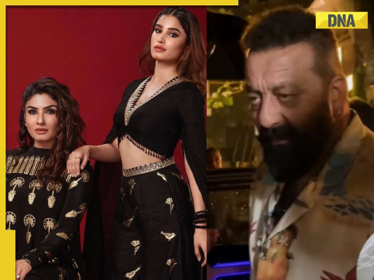'Kaun Rasha Thadani?': Sanjay Dutt asks about Raveena Tandon's daughter, gets confused infront of paps
