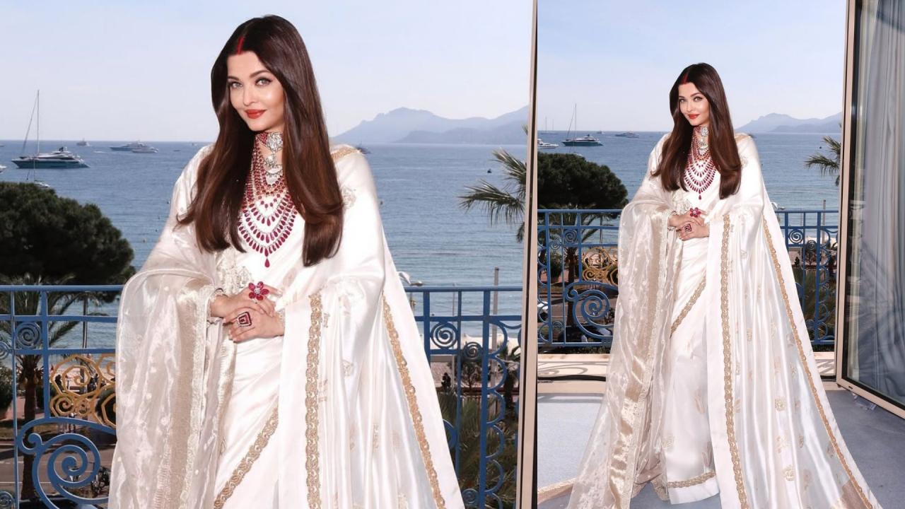 Aishwarya Rai Bachchan in saree At Cannes 2025