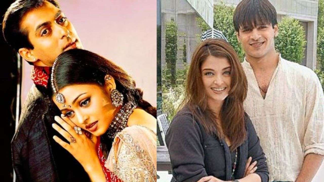 Salman Khan, Aishwarya Rai and Vivek Oberoi