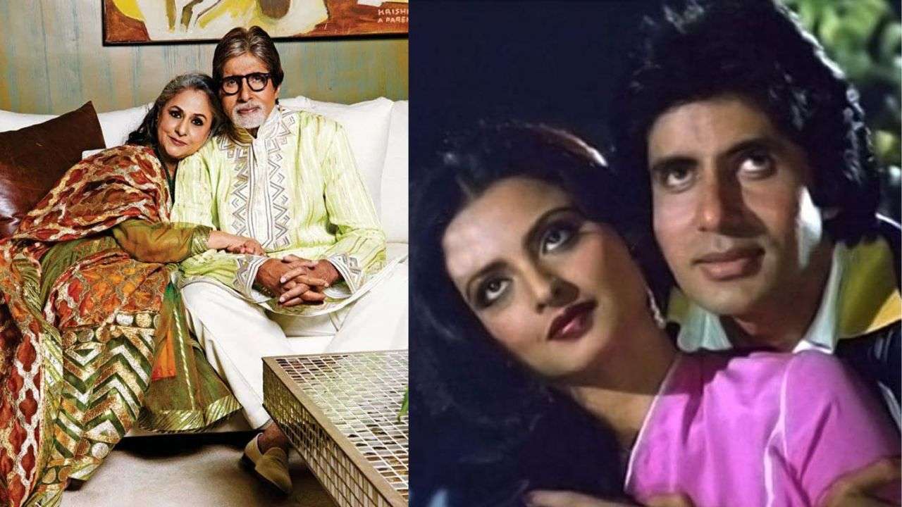 Amitabh Bachchan, Jaya Bachchan and Rekha