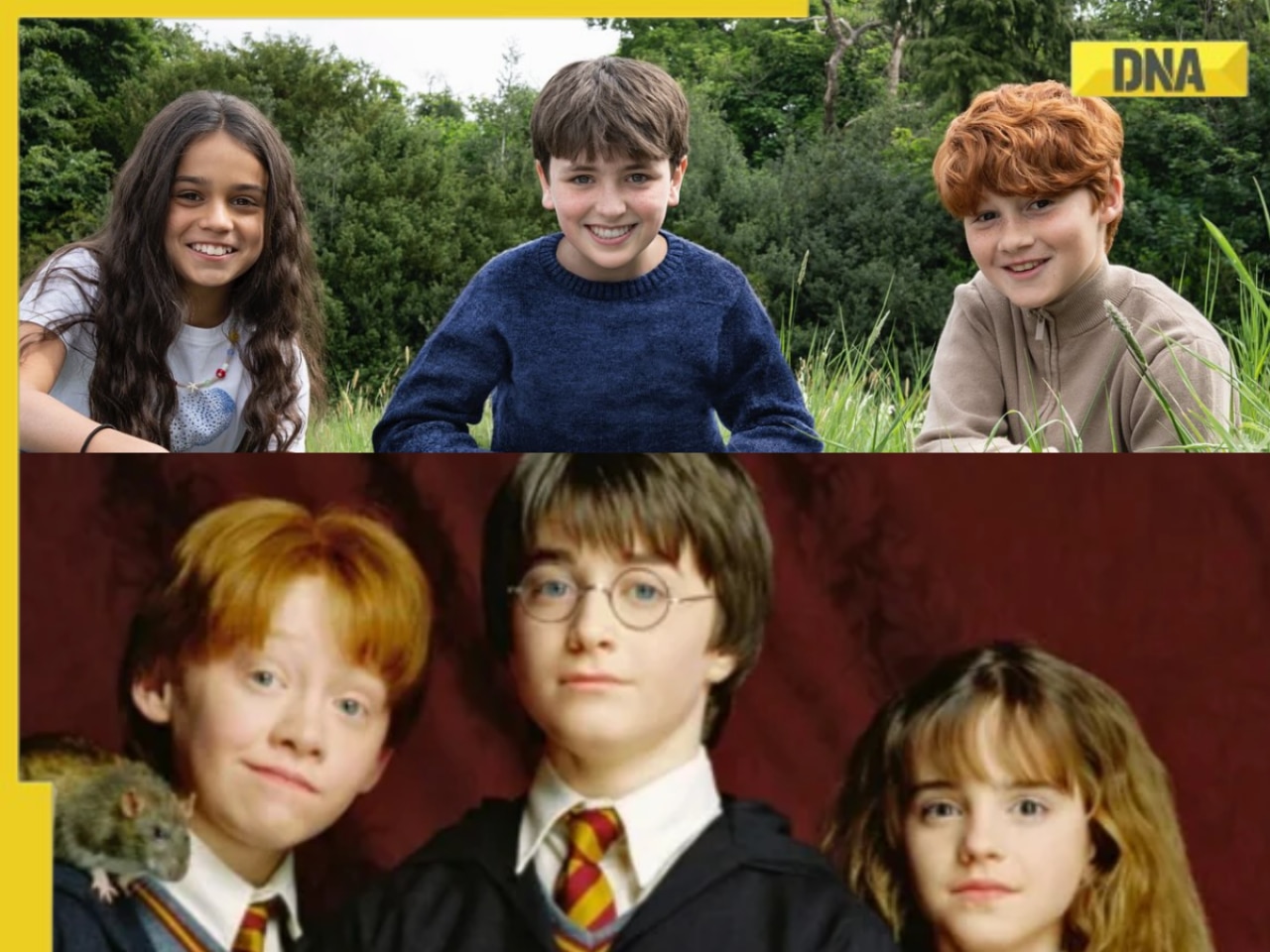 Harry Potter Reboot finds it's Harry, Ron, Hermoine, they were chosen after 30000 auditions, they are..., first look of new leading trio goes viral