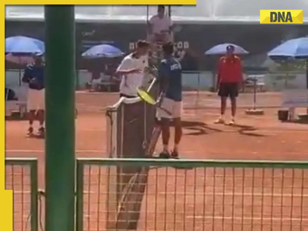 Pakistan player's ugly handshake stunt against India during Davis Cup match sparks controversy, fans say...